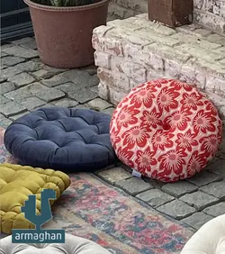 نشیمن صندلی گرد دوخت دار