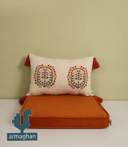 ست تشک اسفنجی و کوسن گلدوزی درخت زندگی