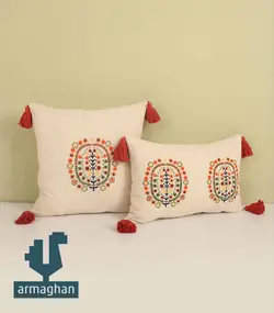 کوسن گلدوزی درخت زندگی