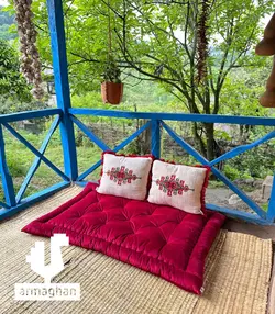 کوسن گلدوزی و تکه‌دوزی اصالت