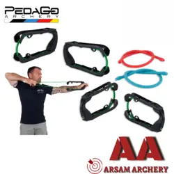 PEDAGO WARM UP TOOLS GRIP TRAINER WITH 3 ELASTIC STRENGTHS / SOFT-MED-HARD