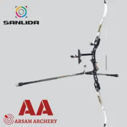 SANLIDA MIRACLE RECURVE PACKAGE 68″ 30LBS RH BLACKُ