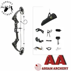 TOPOINT COMPOUND PACKAGE M1 BEGINNER / ROTATING MOD 20-70LBS / 19″-30″ / RH