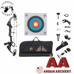 TOPOINT COMPOUND PACKAGE M1 DELUXE / ROTATING MOD 20-70LBS / 19″-30″ / RH