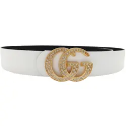 کمربند گوچی نگین دار 3/5 سانت