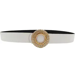 کمربند دایره ای نگین دار 3/5 سانت