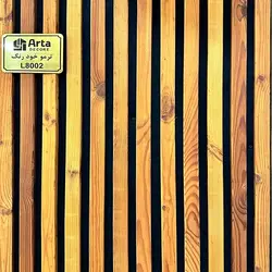 پـنل دیواری چوبـی آی پـنل تـرمو خـودرنگ Natural thermo کد 8002