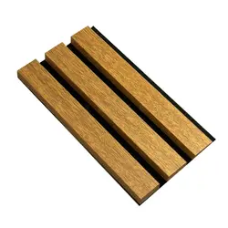 پنل چوبی آی پنل با روکش پی وی سی عسلی روشن light honey کد E 5002