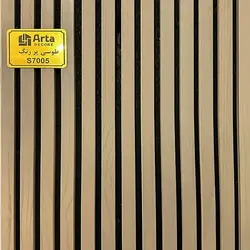 پنل چوبی آی پنل با روکش چوب اش طوسی تیره Dark gray کد 7005