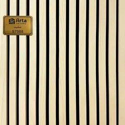 پنل چوبی آی پنل سفید با روکش چوب اش  white کد 7008