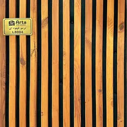 پنل دیواری چوبـی آی پنل ترمو قهوه ای فندقی Hazelnut brown کد 8004