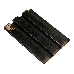 پنل دیواری چوبی آی پنل ترمو مشکی Black thermo کد 8008