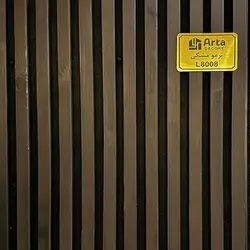 پنل دیواری چوبی آی پنل ترمو مشکی Black thermo کد 8008