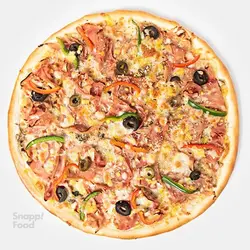 پیتزا قارچ و ژامبون ( برشتو فرنگی)
