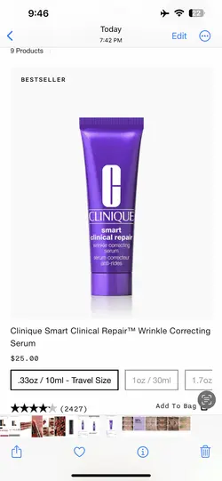 سرم ترمیم کننده و ضد چروک و کلاژن ساز  5mil smart کلینیک اورجینال