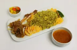 لوبیا پلو با ماهیچه