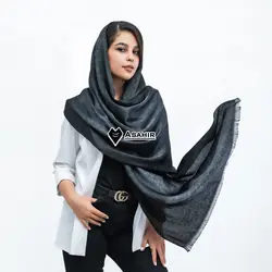 شال ژاکارد عمده لمه دار نخ ابریشم