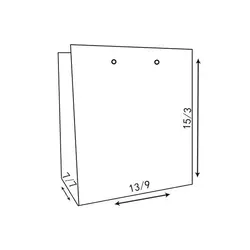 پاکت هدیه کرافت کد 1036