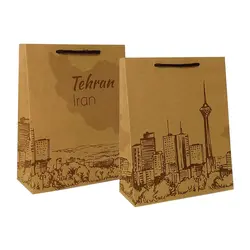 پاکت هدیه کرافت کد 1108 بسته 2 عددی