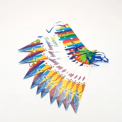 پرچم ریسه تم تولد رنگین کمان