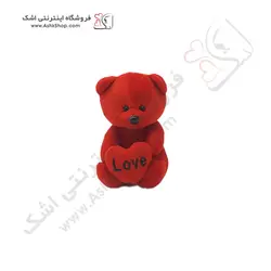 عروسک خرس قرمز love ولنتاین