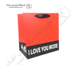 ساک کادویی قرمزمشکی ولنتاین