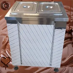 هات بنماری دو لگن قنادی شیرینی فروشی کابینت دار