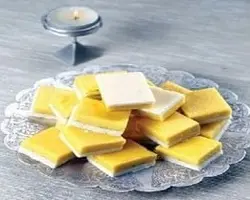 طرز تهیه حلوا دو رنگ