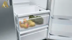 یخچال و فریزر ساید بای ساید 27 فوت بوش مدل KAG93AI304 سیلور