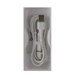 کابل شارژ و دیتا دوکاره Type C و آیفون مدل Budi M8J150UTL