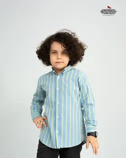 پیراهن پسرانه اسپرت یقه انگلیسی PB12008