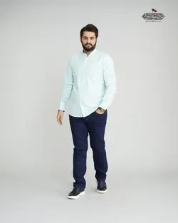 پیراهن پنبه ساده یقه فرنچ کد PS21059