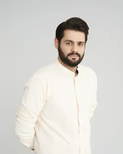 پیراهن پنبه ساده یقه فرنچ کد PS21058