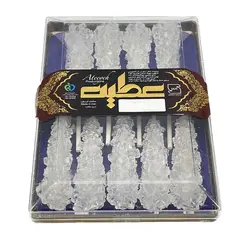 نبات چوبی ظرف کریستال سفید کوچک -24عددی عطیه S