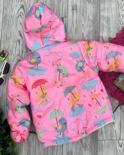 کاپشن صورتی گنجشک