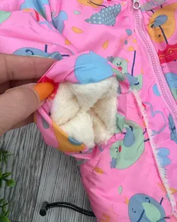 کاپشن صورتی گنجشک