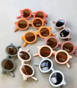 عینک گرد مات