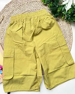 شلوارک کارگوی سبز