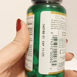قرص زینک نیچرز بونتی 50 میلی گرم ۱۰۰ تایی  Zinc nature’s bounty