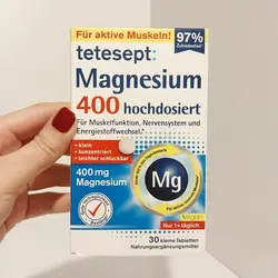 منیزیم 400 تتسپت آلمان 30 عددی tetesept Magnesium 400