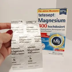 منیزیم 400 تتسپت آلمان 30 عددی tetesept Magnesium 400