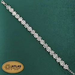 دستبند نقره تراش