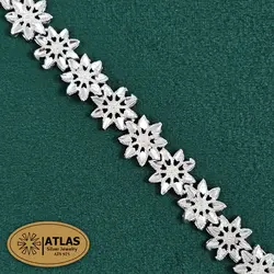 دستبند نقره تراش