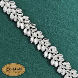 دستبند نقره تراش