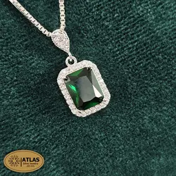 نیمست نقره جواهری زنانه رنگی مدل NR1