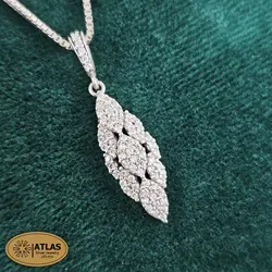 نیمست نقره جواهری زنانه مدل NJ27