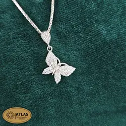 نیمست نقره دخترانه پروانه مدل NM9