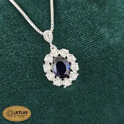 نیمست نقره جواهری زنانه رنگی مدل NO5