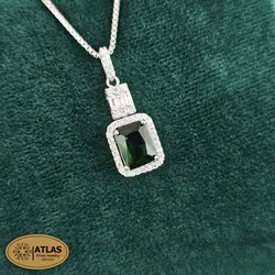 نیمست نقره جواهری زنانه رنگی مدل NR2