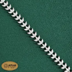 دستبند نقره زنانه جواهری مدل B18